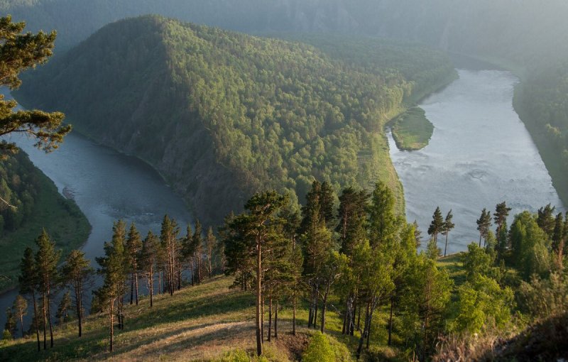 Река Мана Красноярский край