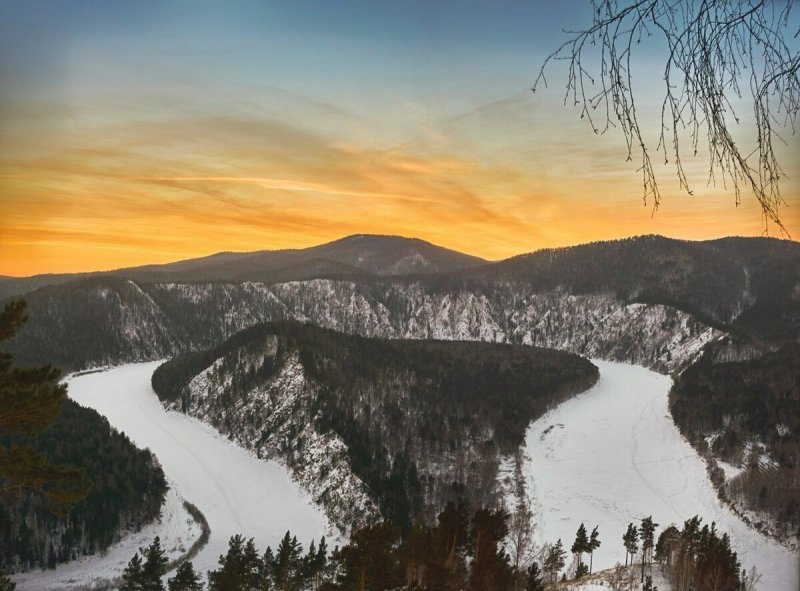 Река Мана Красноярск
