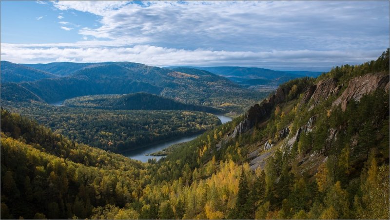 Манская петля Красноярский край река