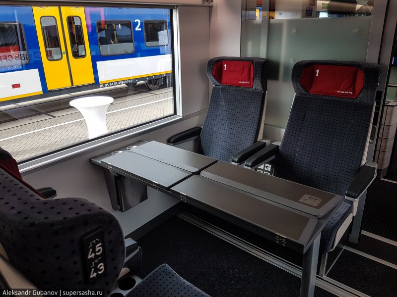Вагон Stadler внутри
