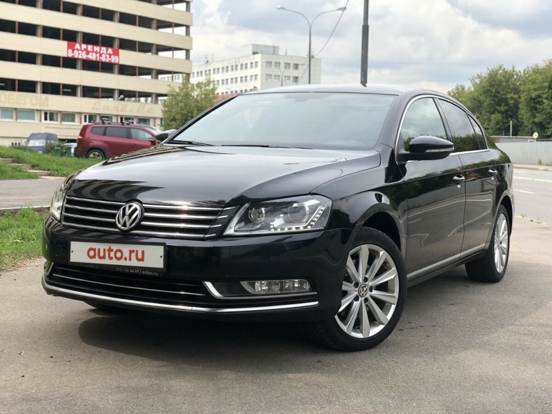 Volkswagen Passat b7 черный