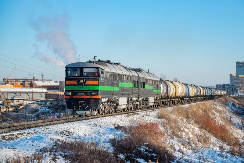 Фото тепловоза 2тэ-116 1347 по ст.Плавни