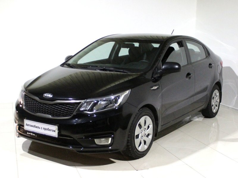 Kia Rio 2014 черная
