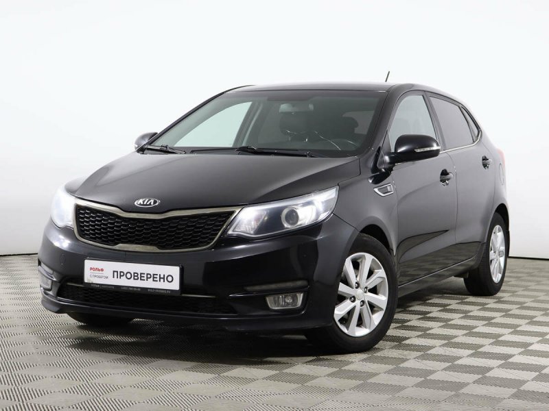 Kia Rio 2019 черная