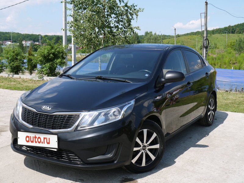Kia Rio 2015 черная