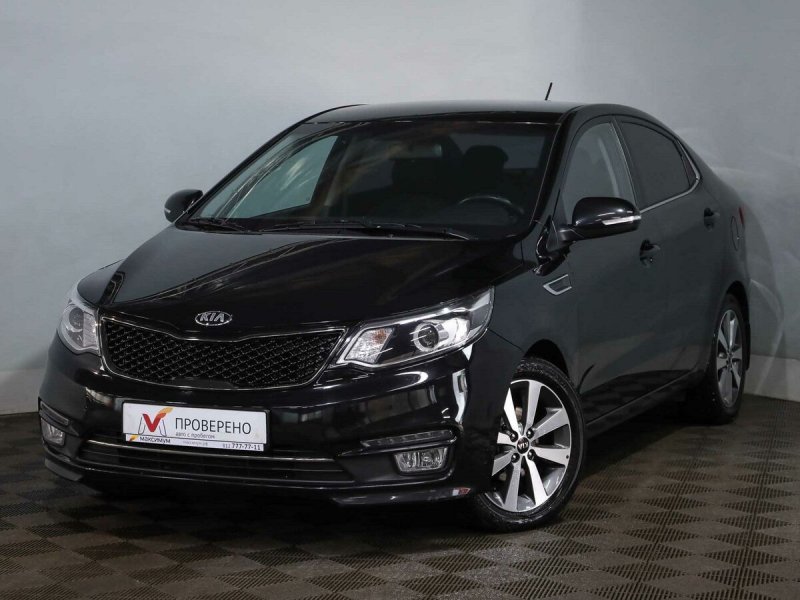 Kia Rio 2012 год черный