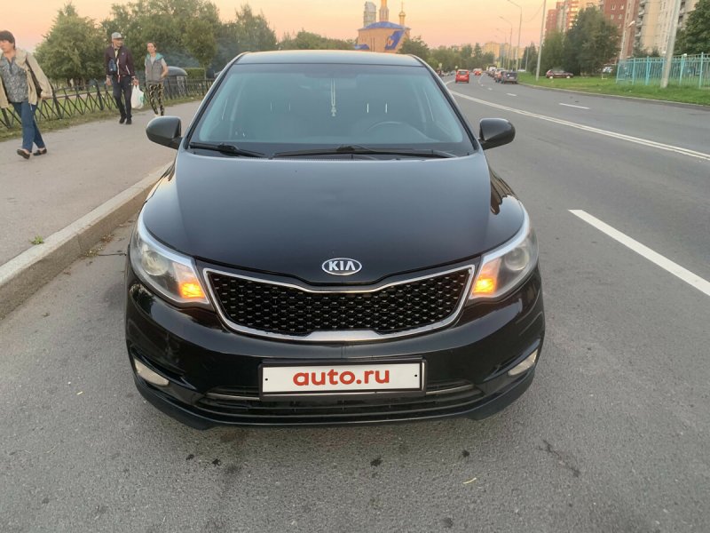 Kia Rio 2015 черная