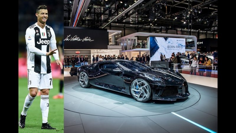 Bugatti Chiron Кристиано Роналдо