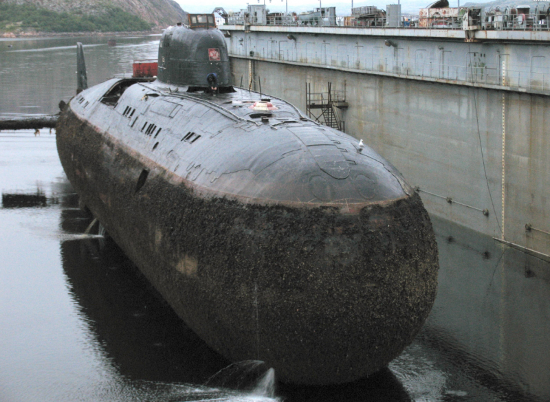 АПЛ 971 В доке