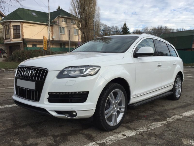 Audi q7 2008 белый