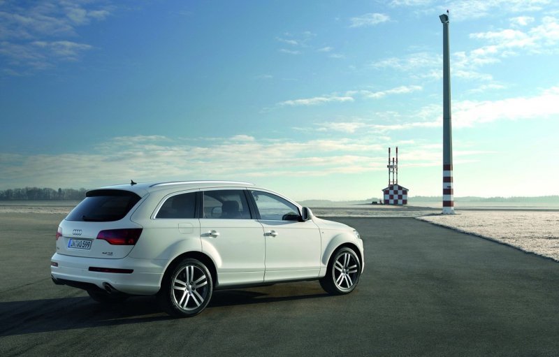 Audi q7 2008 белый