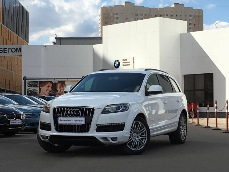 Audi q7 4l белая