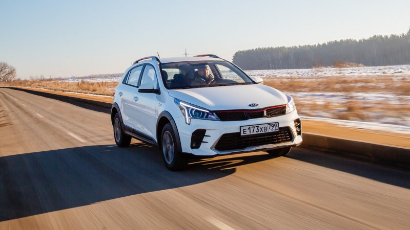 Kia Rio x-line 2021 черный