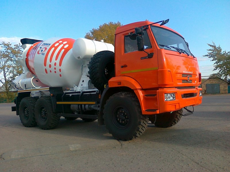 Автобетоносмеситель 5814t6 шасси КАМАЗ 43118-3027-50 6х6 6м3 евро-5