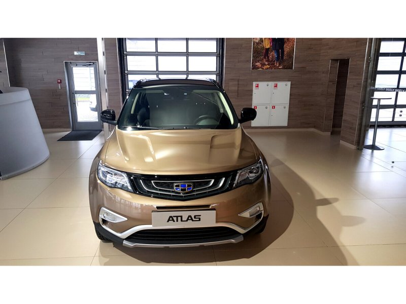 Geely Atlas 2021 коричневый