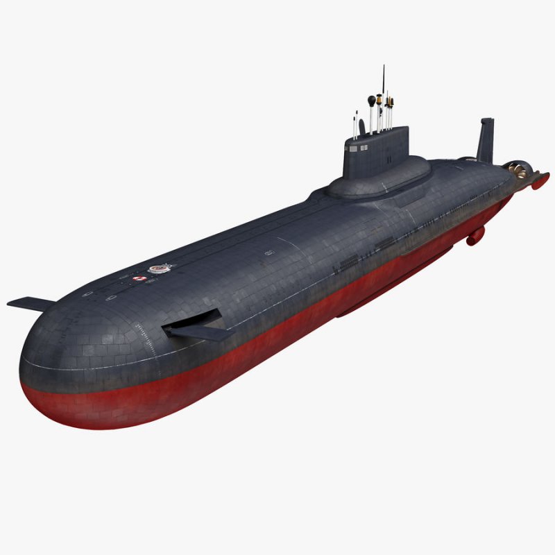 3d модель Typhoon-class Submarine
