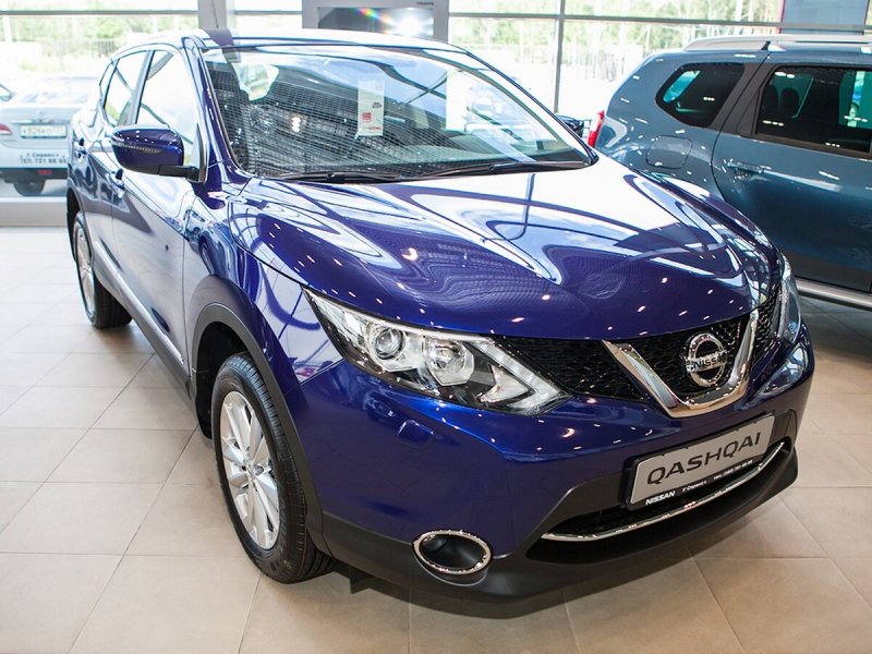 Nissan Qashqai 2018 синий