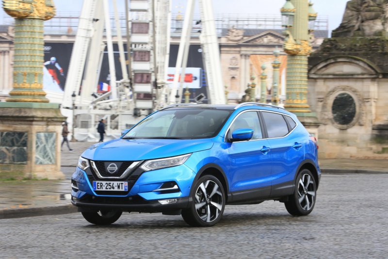 Nissan Qashqai 2018 синий