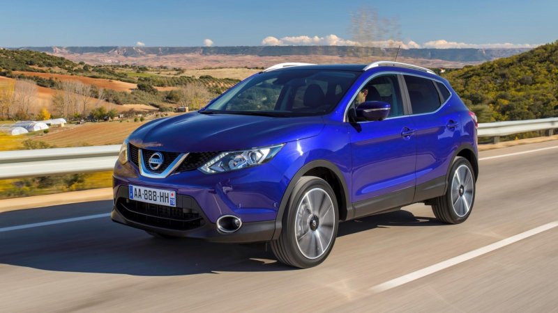 Nissan Qashqai 2016 голубой