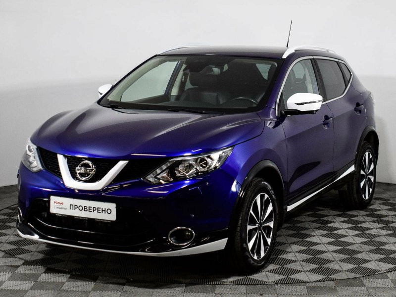 Nissan Qashqai 2016 голубой