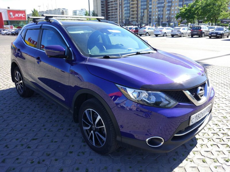 Nissan Qashqai 2 фиолетовый