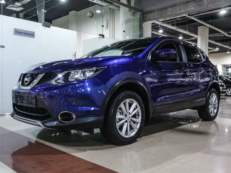 Nissan Qashqai синий металлик