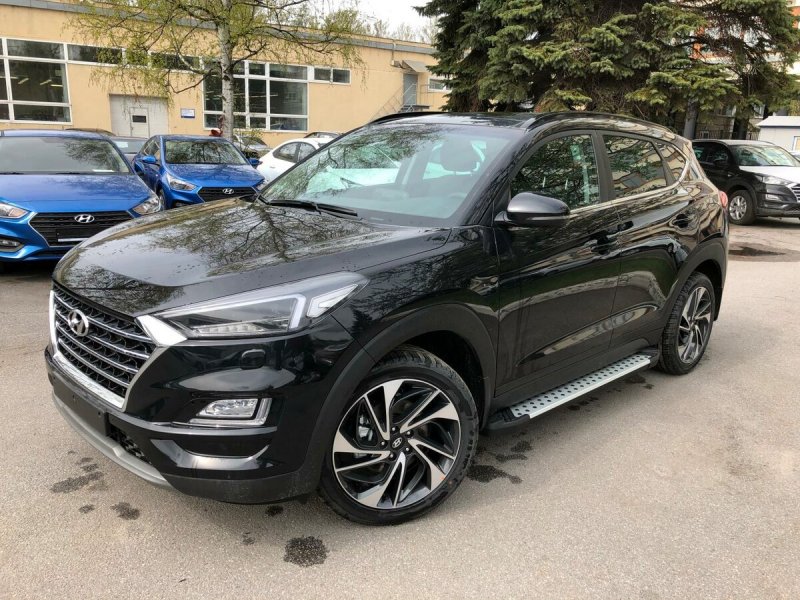 Hyundai Tucson 2019 Рестайлинг чёрный