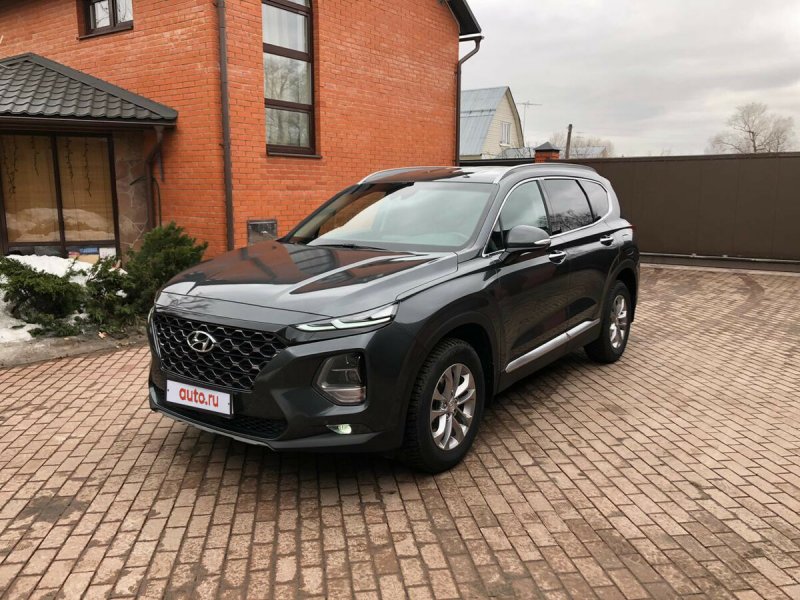 Hyundai Santa Fe 2020 черный