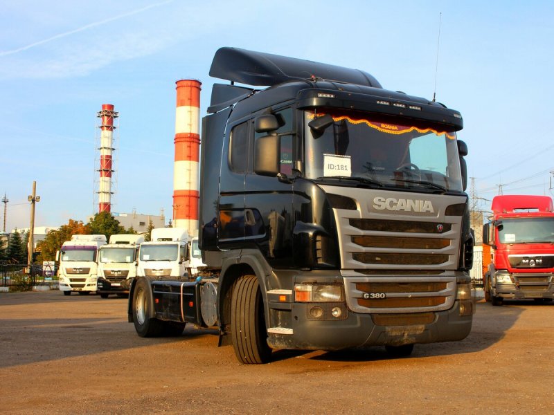Скания g380 черная