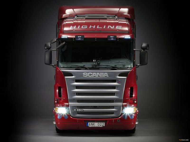 Scania r480 красный