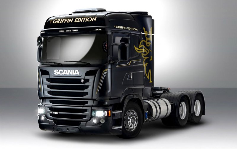 Scania r400 Black Griffin