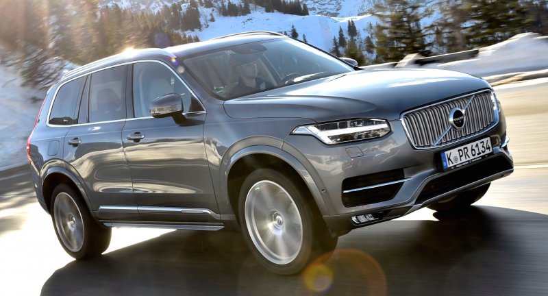 Volvo xc90 новая модель зимой