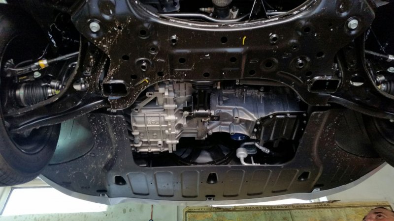 Kia Rio 2015 днище