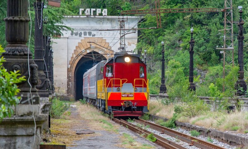 Ретро поезд Сочи Гагра