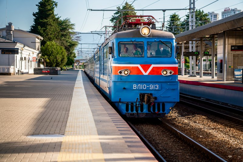 Ретро поезд Туапсе Гагры