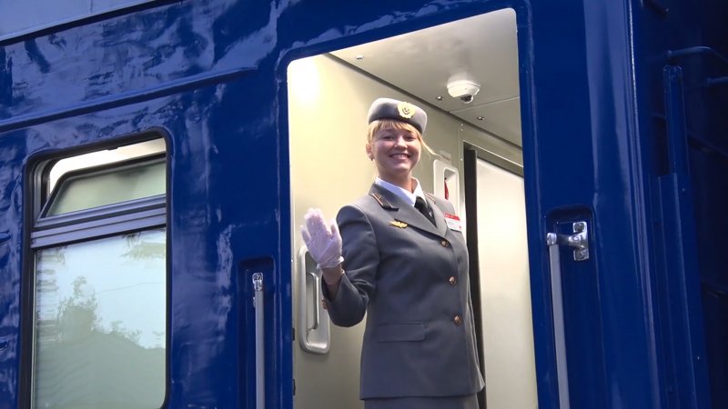 Ретро поезд Гагра