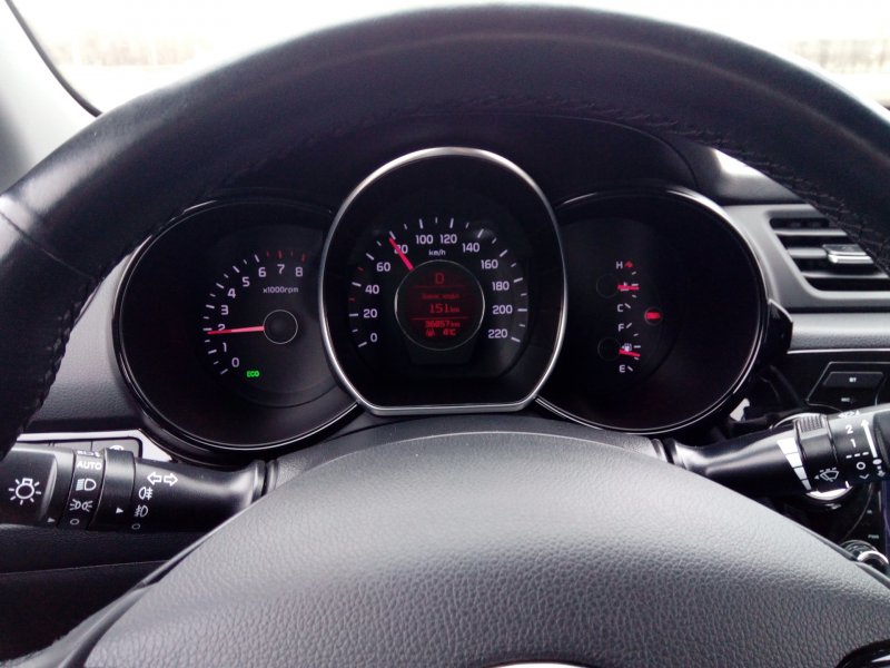 Kia Rio приборная панель