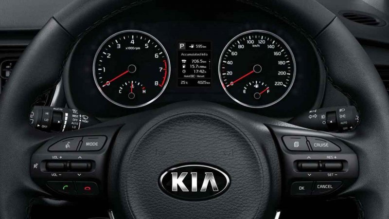 Kia Rio 2017 приборка
