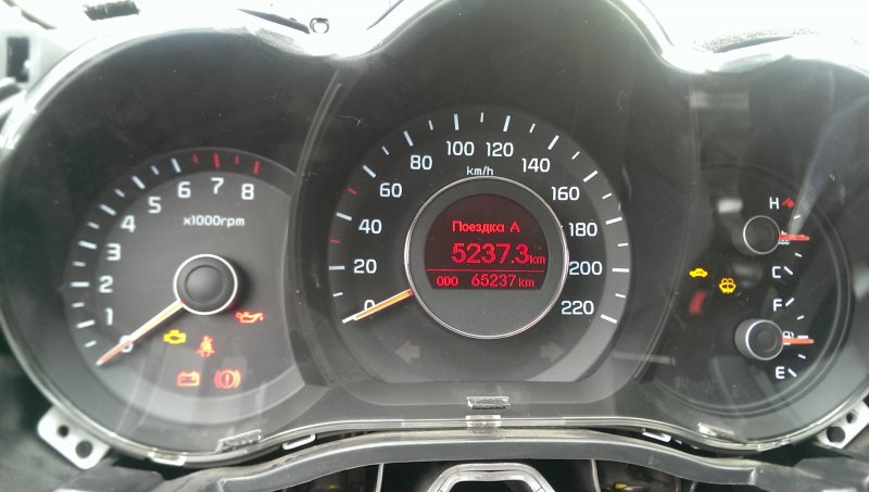 Kia Rio 3 комбинация приборов