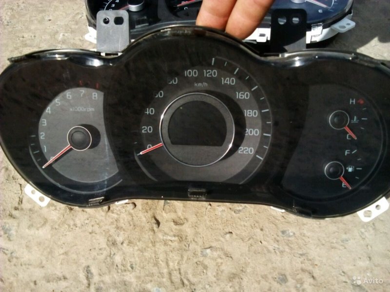 Kia Rio 3 комбинация приборов