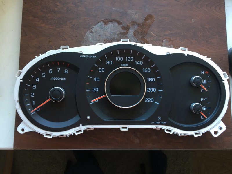 Kia Rio 3 комбинация приборов