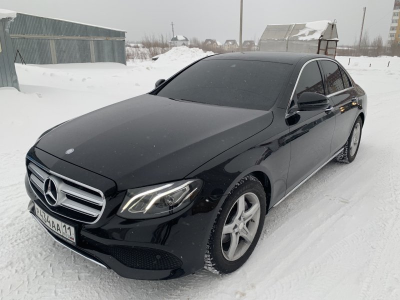 Мерседес w213 черный тонированный