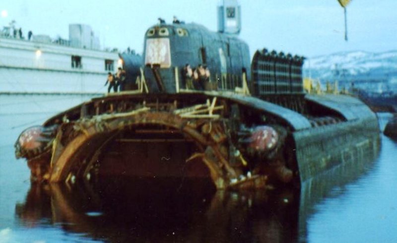 Курск подводная лодка Росляково
