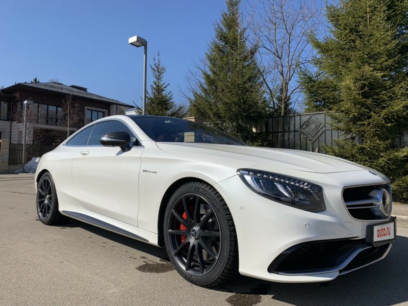 Белый c217 AMG Mercedes