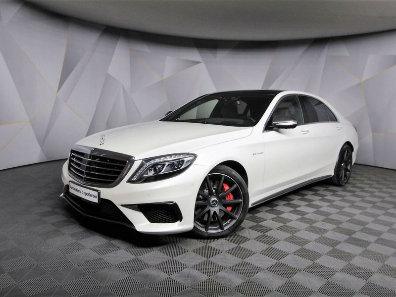 Mercedes s63 AMG белый