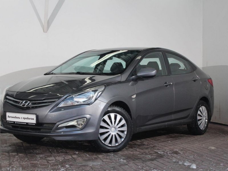 Hyundai Solaris 2016 серебристый