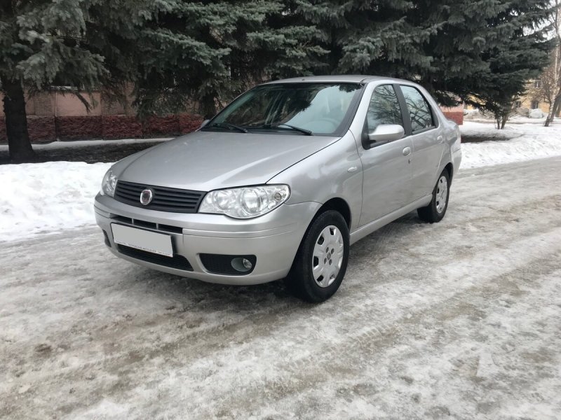 Fiat Albea 2008 стальной металлик