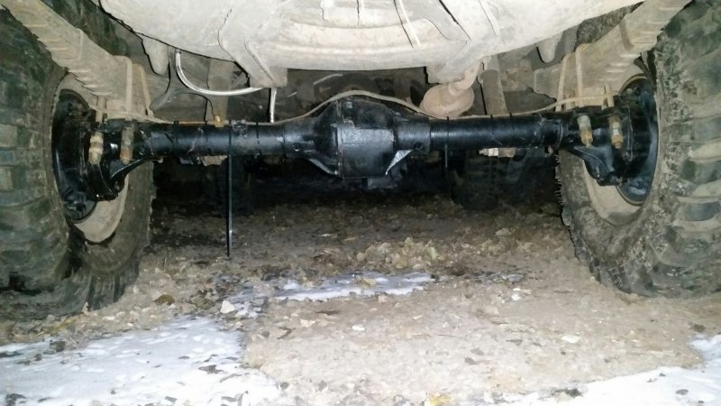 УАЗ 31512 военные мосты