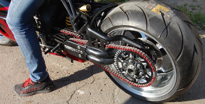Honda CBR широкое колесо