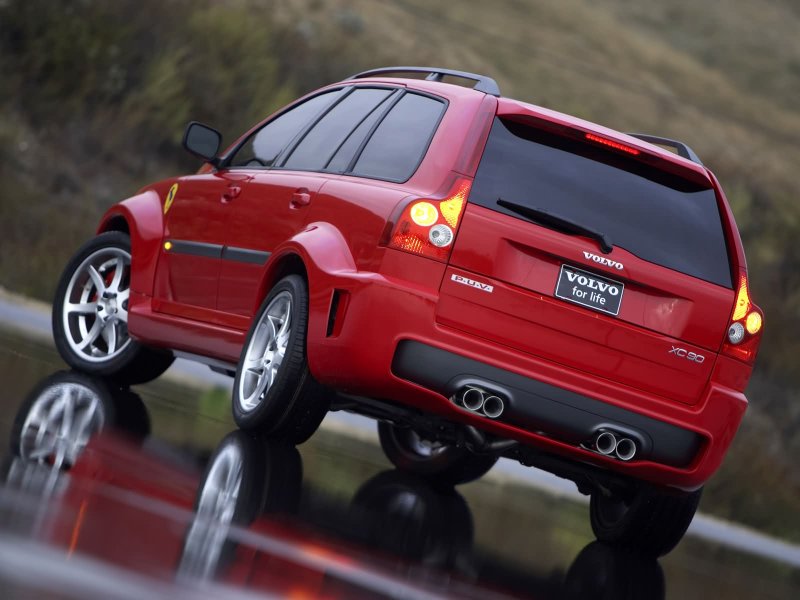 Volvo xc90 v8 красный